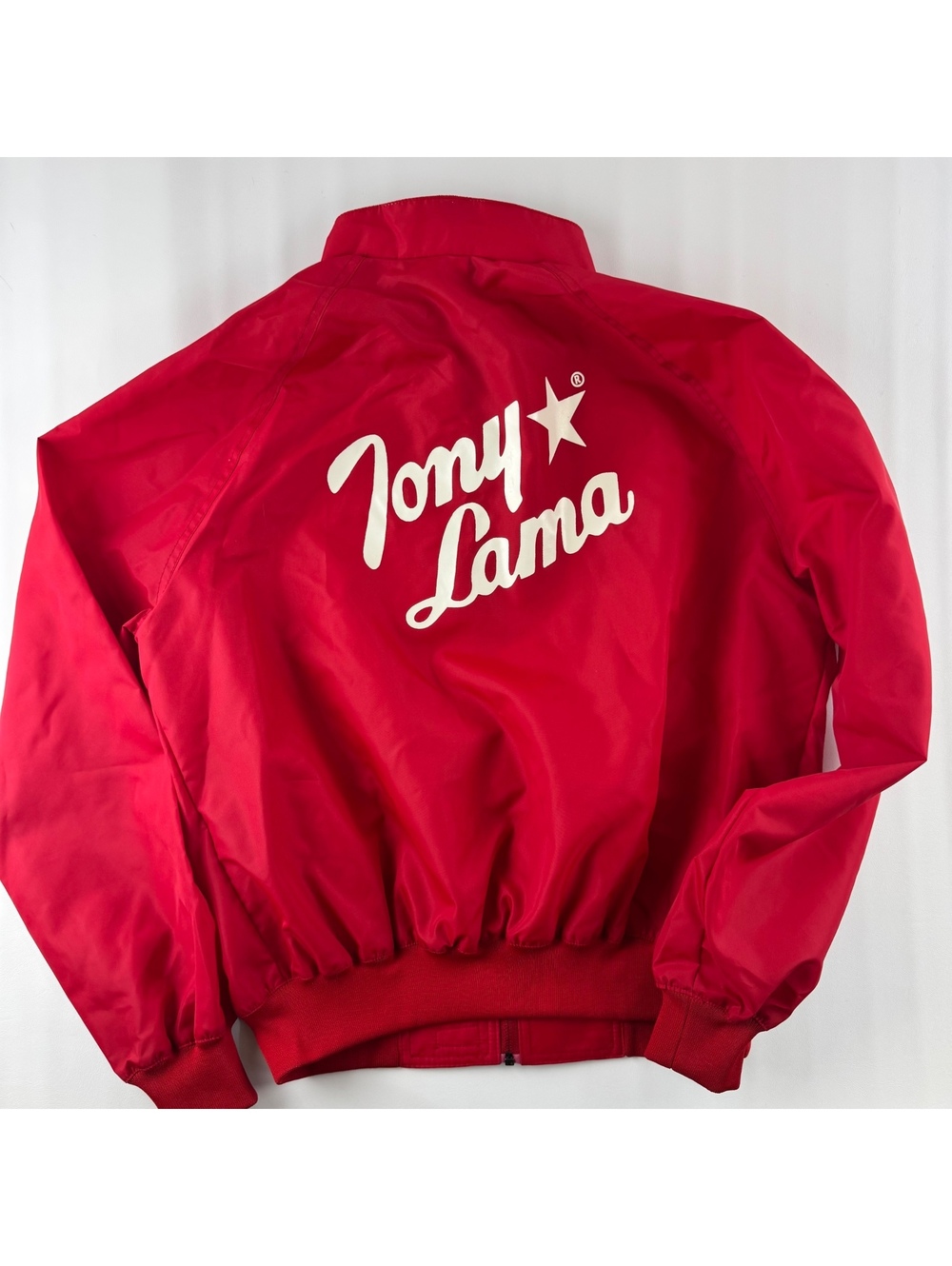 Tony Lama - Vintage Red Mens Medium Nylon Windbreaker